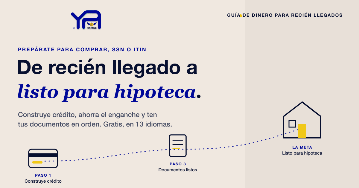 Cómo prepararte financieramente para comprar casa siendo recién llegado